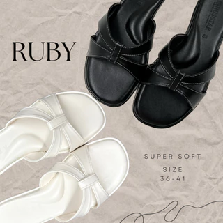🌟🧚‍♀️รุ่นRUBY🌞🧚รองเท้าแตะพื้นนุ่มหนังนิ่มมากๆ งานแฮมเม้ดของโรงงานไทย🇹🇭พร้อมส่ง3สีไซส์36-41
