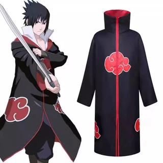 ชุดคอสเพลย์cosplayจากอนิเมะเรื่อง Naruto Akatsuki Sasuke Uchiha Itachi สำหรับคอสเพลย์