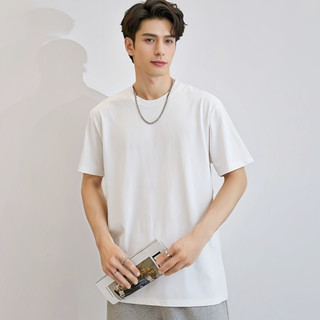 เสื้อยืดคอกลมสีพื้น คุณภาพดี​ ไม่ย้วย ไม่หด ไม่ต้องรีด ผ้านุ…