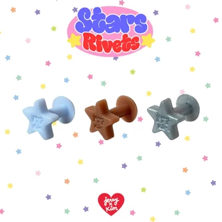 The Stars Rivets Jerryxkimdotstick⭐️ หมุดดาว