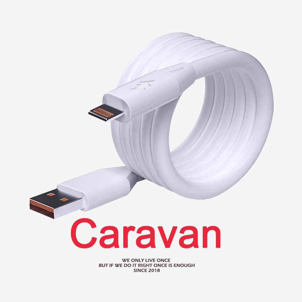 Caravan Crew cable สายชาร์จ สาย USB สําหรับ iPhone