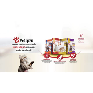 [ ใหม่ 1 กก ถุงซิป ] Felipro อาหารแมว 1 kg. เพื่อสุขภาพที่ดีของน้อง
