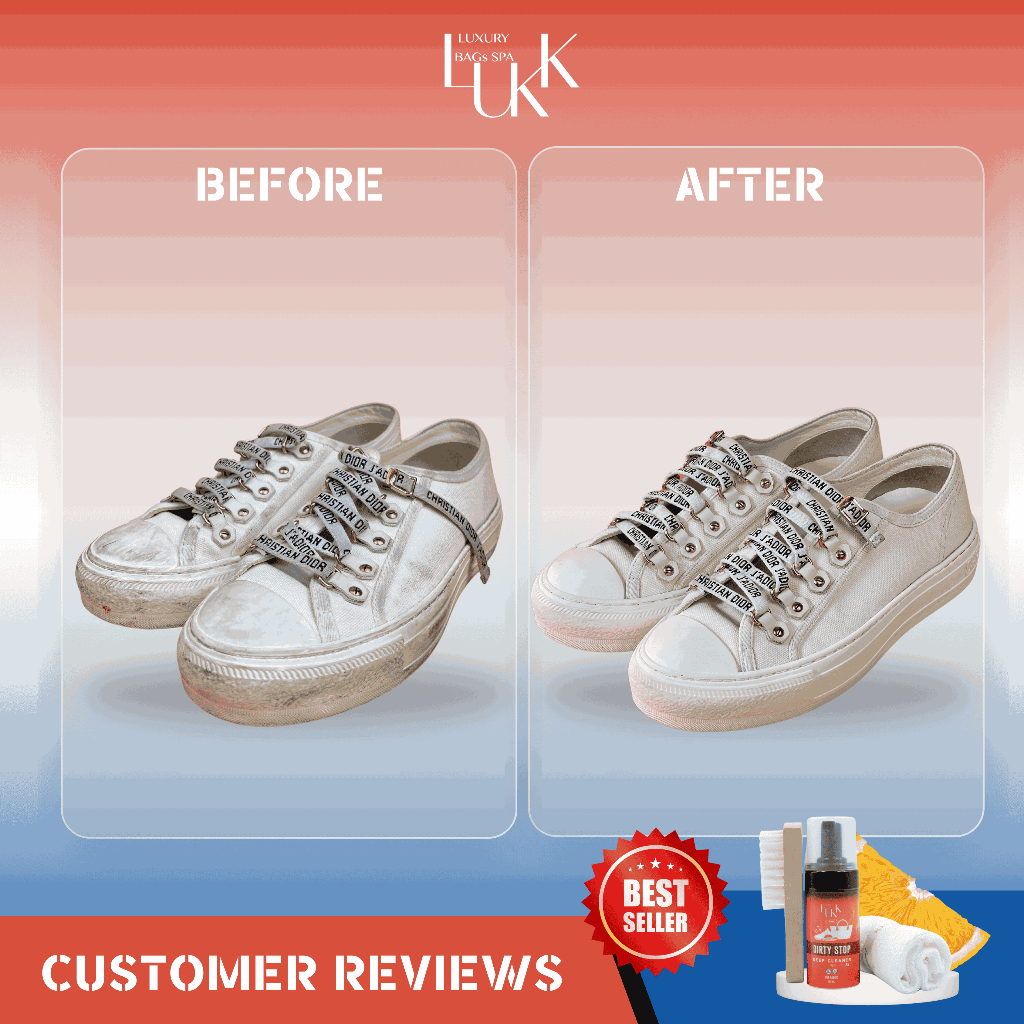 ซักรองเท้า BY LUKK น้ำยาทำความสะอาดรองเท้า สปารองเท้า New Balance 530 สูตร ออแกร์นิค🍊Deep Cleaner
