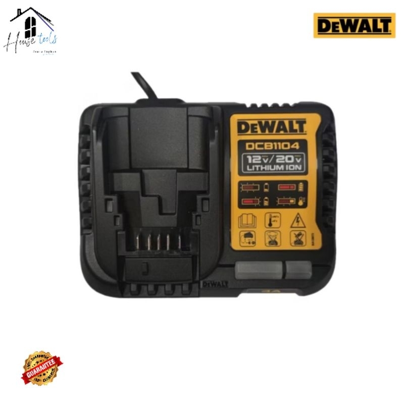 DEWALT แท่นชาร์จแบตเตอรี่ 4.0A 18V. รุ่น DCB1104 DCB1104-B1 (มาแทนรุ่น DCB115)