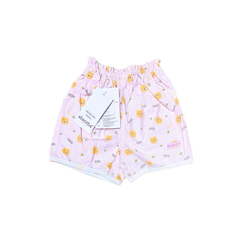 Absorba New Collection กางเกงเด็กขาสั้น แอ็บซอร์บา ผ้าคอตตอน Cotton 100% สำหรับเด็กอายุแรกเกิด-24เดือน