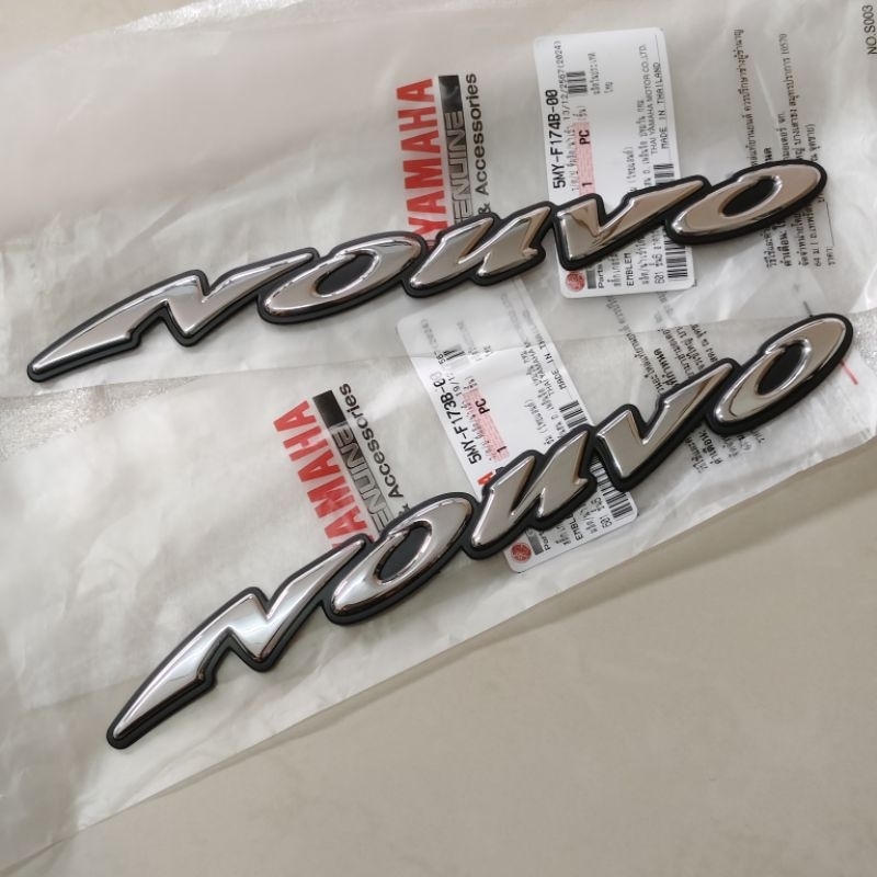 โลโก้ ตัวนูน NOUVO แท้ นูโว แท้ศูนย์ YAMAHA