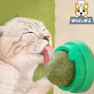 Wen.W2กัญชาแมว หญ้าแมว กันชาแมว แคทนิปแมว catnip ball กันชาแมวเลีย แคทนิปบอล ติดกำแพง