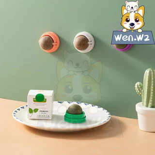 Wen.W2กัญชาแมว หญ้าแมว กันชาแมว แคทนิปแมว catnip ball กันชาแมวเลีย แคทนิปบอล ติดกำแพง