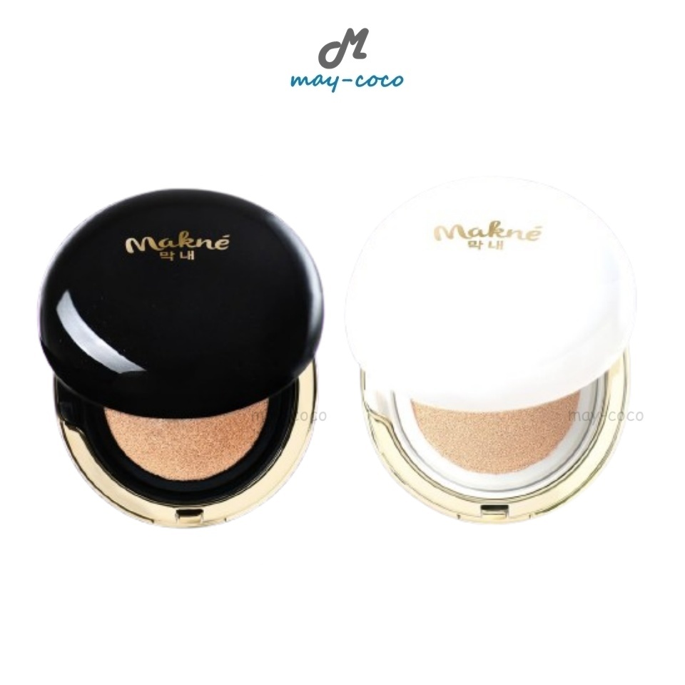 ถูก/แท้/มีไลฟ์ คุชชั่น คูชั่น Makne Aqua Matte Intensive/Aqua Glow Pefreshing Serum Cushion คุชชั่นไข่มุก ผิวแมท ผิวโกลว