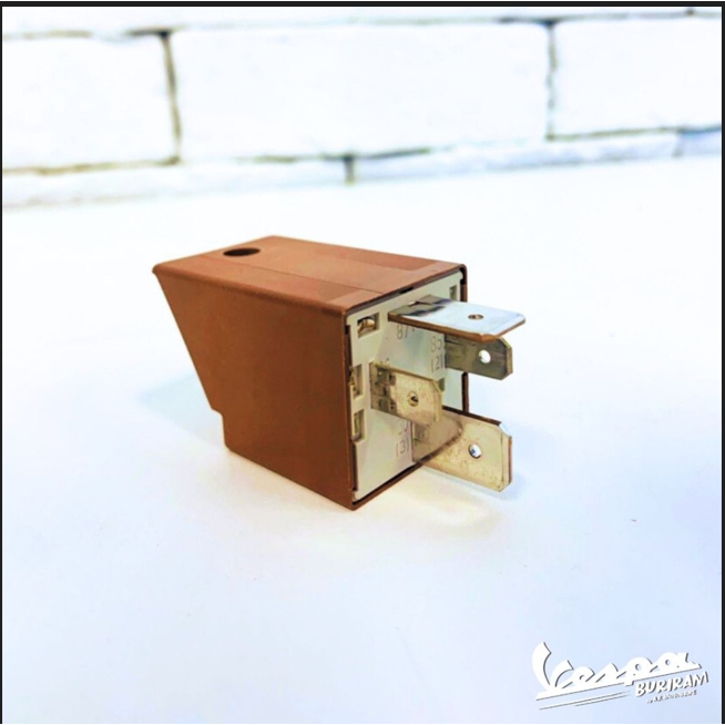 [58115R] รีเลย์สตาร์ท 12V-80Amp สำหรับรุ่นเวสป้า เครื่องยนต์ 2v 3v ทุกรุ่น