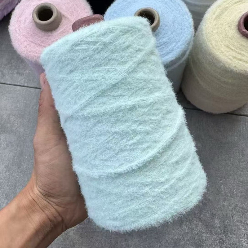 พร้อมส่งจากไทยค่ะไหมพรม มาร์ชแมลงโลว์  Marshmallow  6 เส้น ขนาด 50 กรัมไหมพรมขนๆ นุ่มๆ ถักผ้าพันคอ ถุงมือ เสื้อผ้า