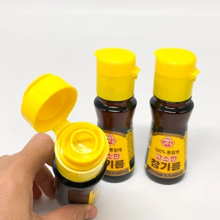 참기름 โอโตกิ น้ำมันงา น้ำมันงาคั่ว น้ำมันงาเกาหลี เครื่องปรุงเกาหลี Sesame Oil 55ml. by TKkimchi