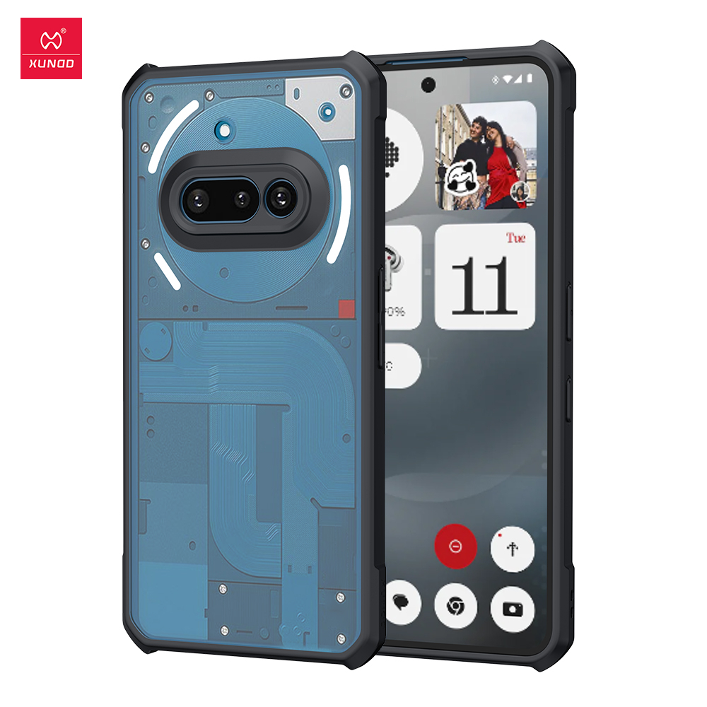 XUNDD Case ใช้สำหรับ Nothing Phone 4a Nothing Phone 3a Pro Nothing Phone 3a เคสโทรศัพท์มือถือกันตก ขอบยาง TPU หลังใส