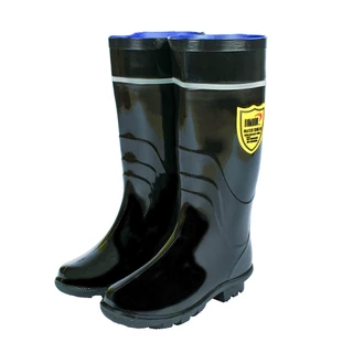 รองเท้าบู๊ท PVC 40cm (16") รุ่น WATER SHIELD YAMADA (ตำหนิ แถบสะท้อนแสงหลุด) กันน้ำ ทนต่อสารเคมี มีซับในกันลื่น