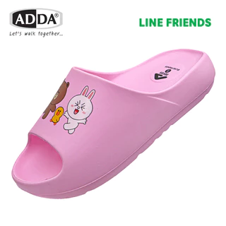 รองเท้าแตะ ADDA รุ่น 58V05W1 (Line Friends) สีพาสเทล สวมง่าย ใส่สบาย (ไซส์ 4-7)