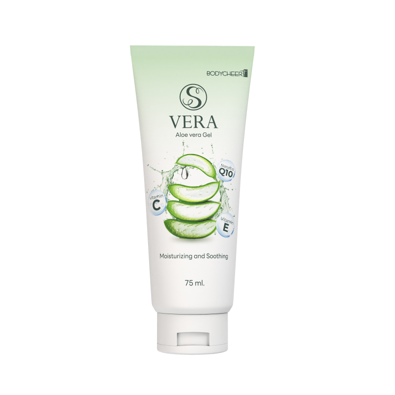 SCM Body Cheer S VERA GEL เจลทาผิว ว่านหางจระเข้ สร้างคอลลาเจน อีลาสติน ลดจุดด่างดำ ริ้วรอย รักษาสิว ราคา ถูกที่สุด ดีลบีเคเค แกลเลอรีภาพที่ 9