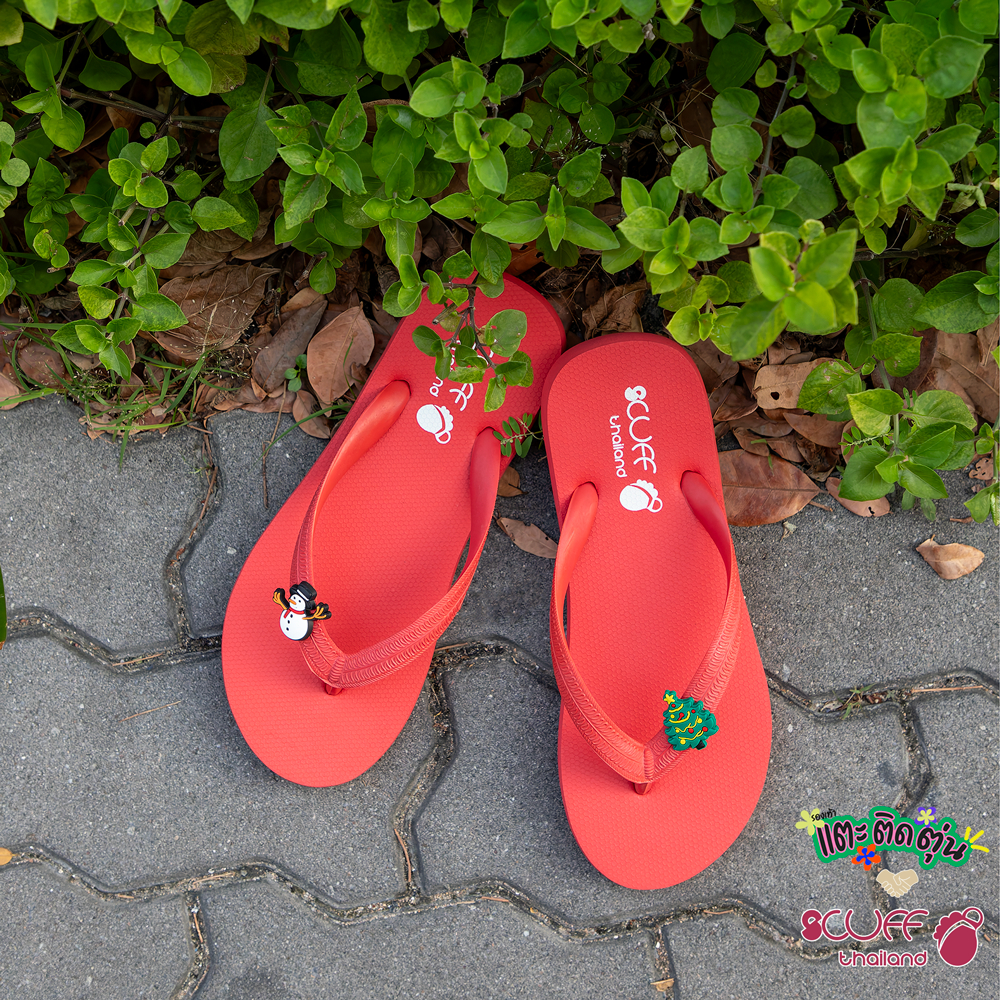 แตะติดตุ่น feat. SCUFF – รองเท้าแตะ เกรดพรีเมี่ยม ติด(ตุ๊ก)ตุ่น C06 + C07   แตะสีสดใส ใส่สบาย พร้อมตุ๊กตุ่นธีมต่างๆ