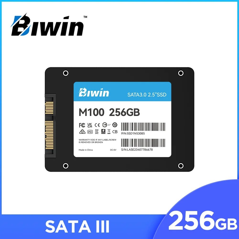 256GB / 512GB / 1TB SSD (เอสเอสดี) BIWIN M100 SSD SATA 3.0 6 Gb/s
