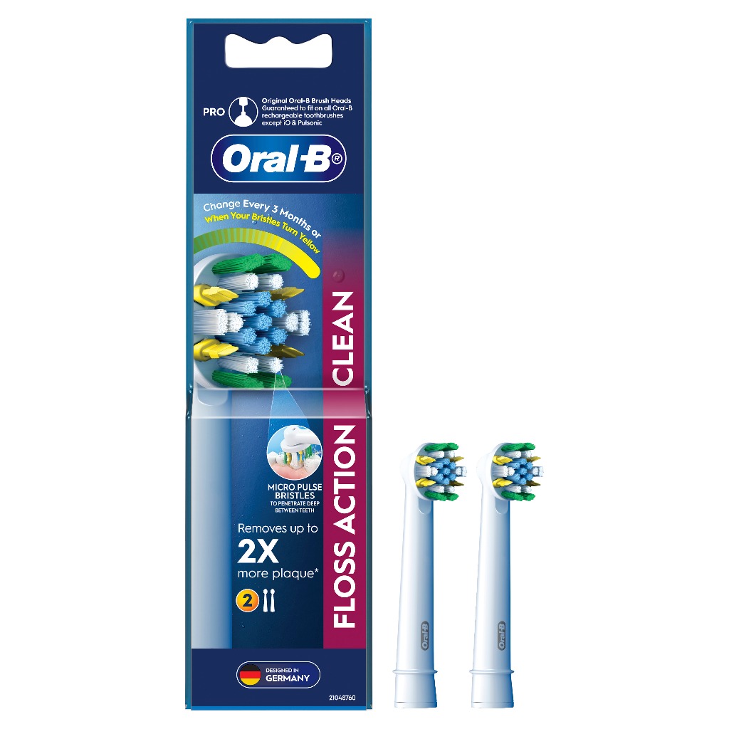 Oral-B ออรัลบี หัวแปรงสีฟันไฟฟ้า หลายรุ่น Ultrathin, 3D White, Crossaction, Flossaction