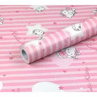 ลายการ์ตูน วอลเปเปอร์ สติกเกอร์ ติดผนัง กาวในตัว PVC มีกาวในตัว ขนาด 0.45x9-10 เมตร
