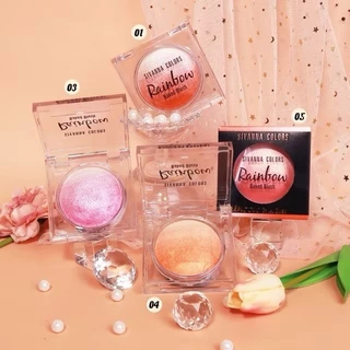 (🔥ของแท้/ส่งไว🔥) SIVANNA COLORS Rainbow Baked Blush HF370 | ซีเวนน่า คัลเลอร์ส เรนโบ เบค บรัช