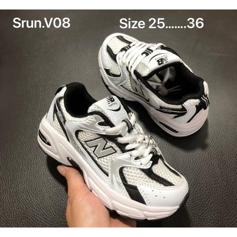 รองเท้าผ้าใบเด็ก🧒👧NB N530สินค้ามาใหม่ใส่ได้หญิง ชายไซส์25___36สินค้าพร้อมส่ง🚚🚚