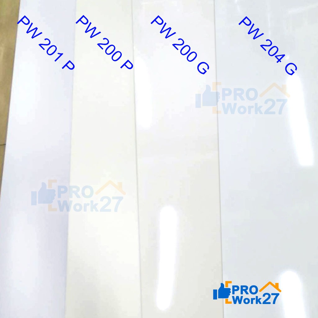 +แผ่นลามิเนต เเผ่นโฟเมก้า สีขาว สีขาวเงา ใช้ติดโต๊ะ ผนัง เฟอร์นิเจอร์ ขนาด 120*240 ซม. หนา 0.6 มม.