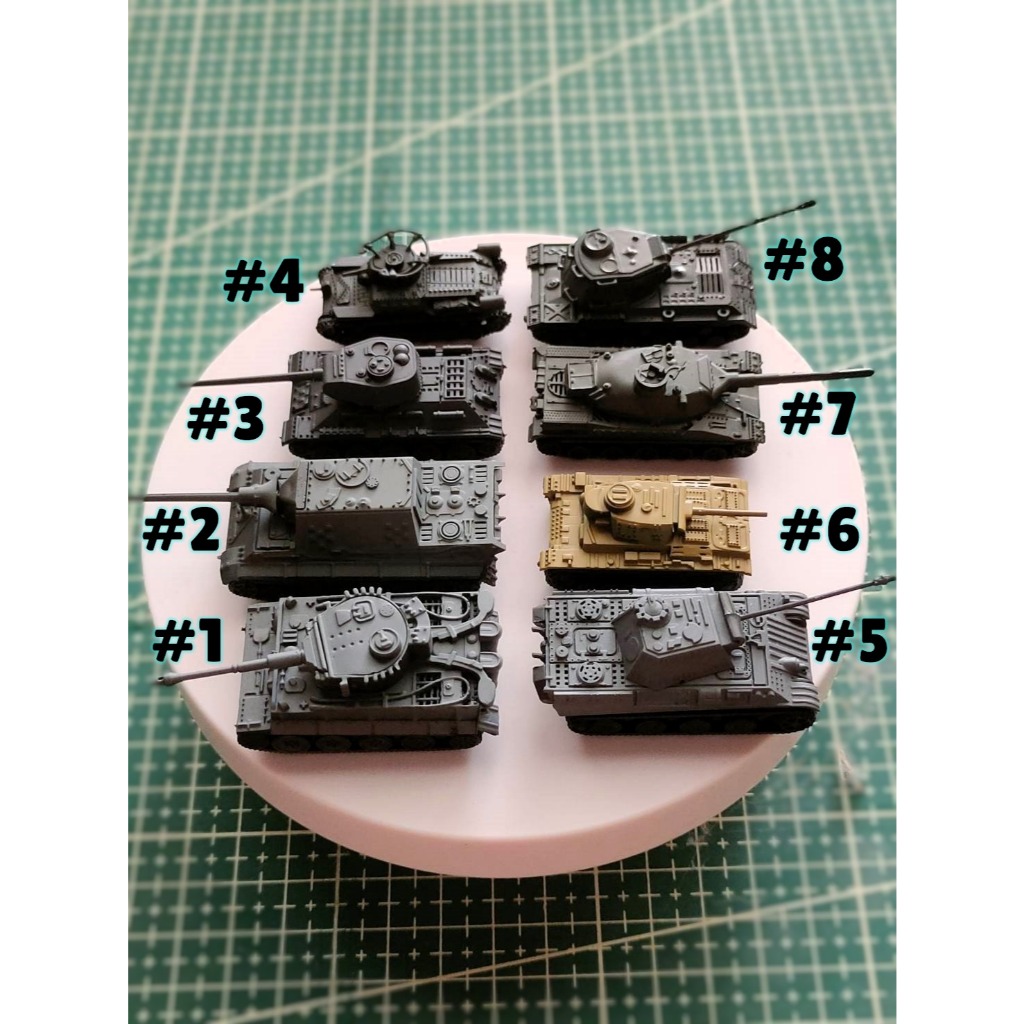โมเดลรถถังสงครามโลก ขนาด1/144 ลายละเอียดคม โมเดลรถถัง 4Dโมเดล ราคา ถูกที่สุด ดีลบีเคเค แกลเลอรีภาพที่ 2