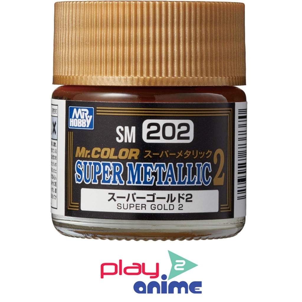 MR.COLOR SM-202 SUPER GOLD 2 (สีเมทัลลิคทอง)