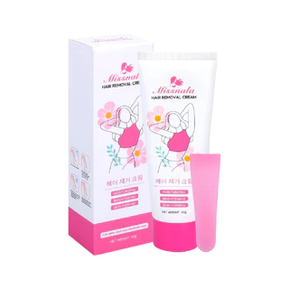 [ของแท้] Missnala ครีมกำจัดขน ขนรักแร้ ขนขา ขนแขน ให้ความชุ่มชื้น ขนาด 60 กรัม มูสกำจัดขน ครีมกำจัดขนรักแร้