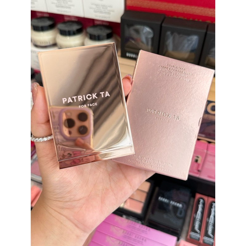 (ป้ายไทย/ของแท้💯)PATRICK TA Major Headlines Double-Take Creme & Powder Blush