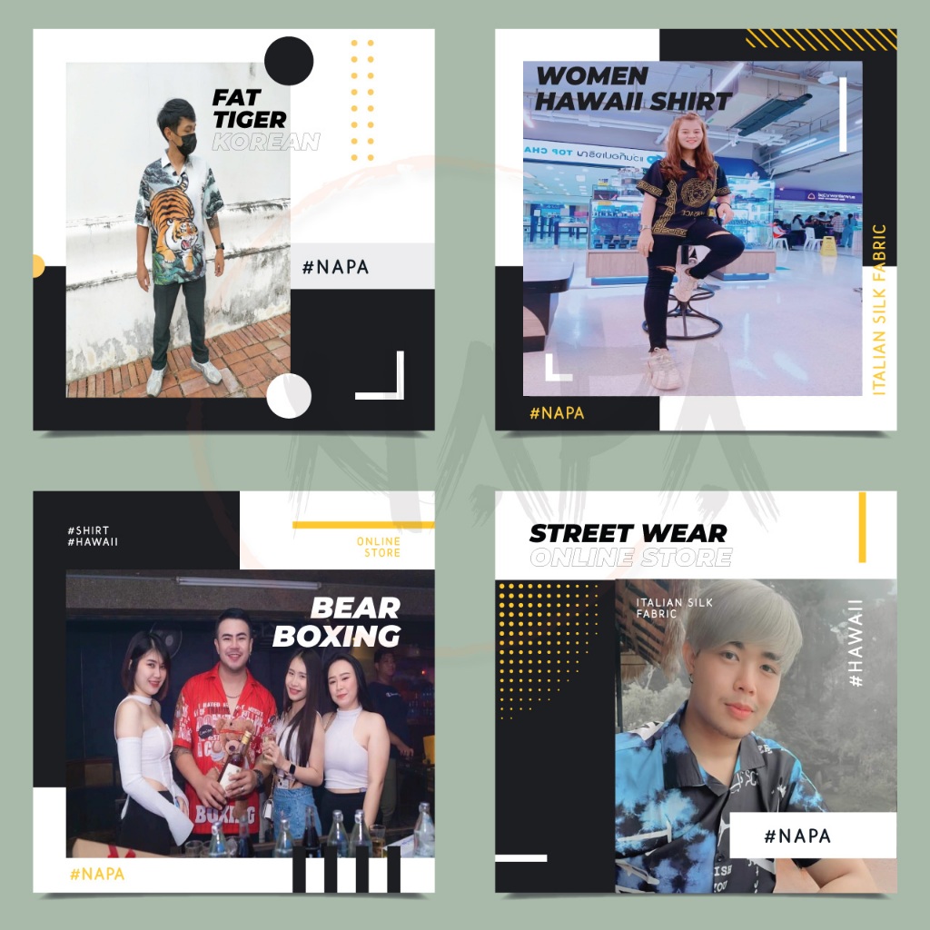 เสื้อฮาวาย คิวปิดกากบาทดำ A802 ผ้าไหมอิตาลีแท้ - รูปที่ 5