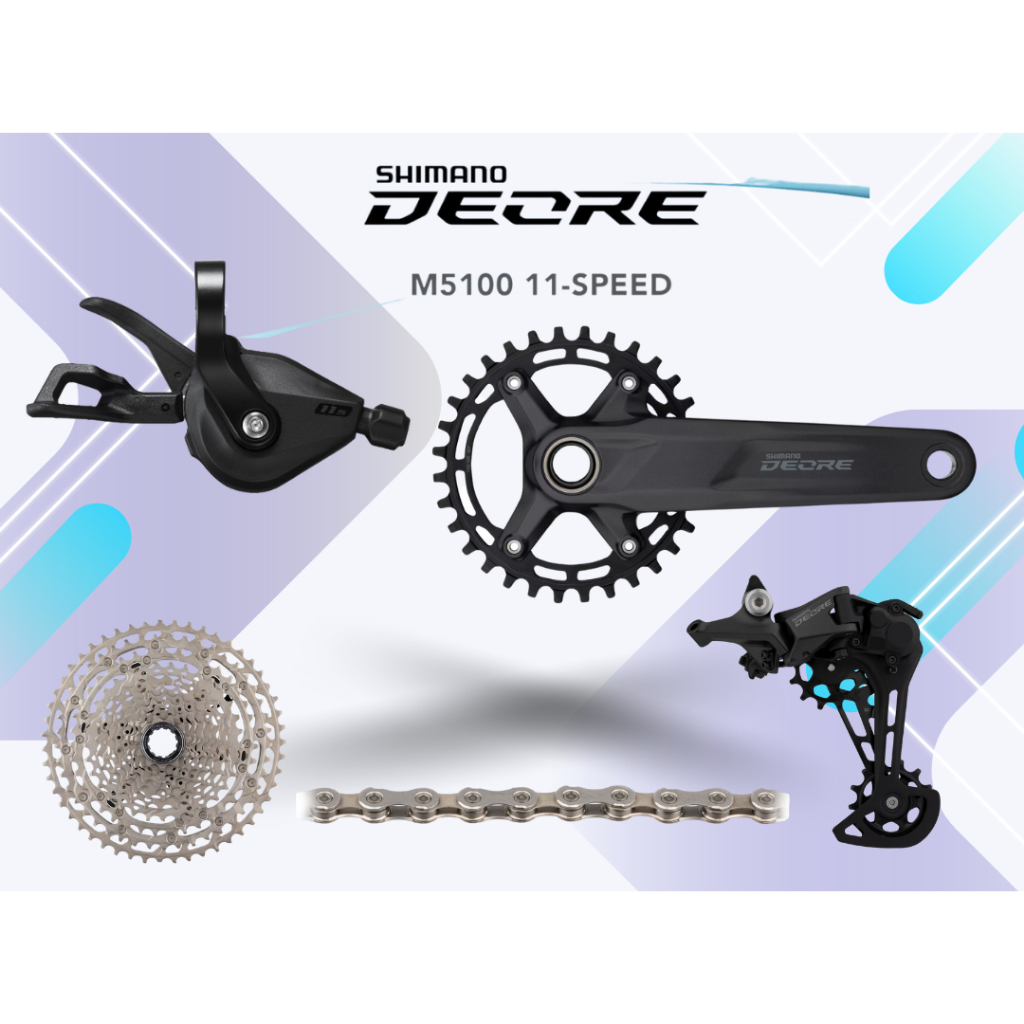 [แนะนำ] Groupset Shimano Deore M5100 11 Speed ประกันศูนย์ไทย