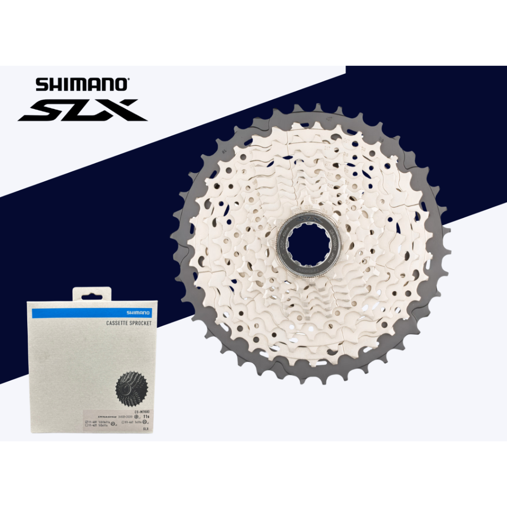เฟืองหลัง สเตอร์ SHIMANO SLX 11 SPEED รุ่น CS-M7000 ขนาด 11-40 / 11-42 / 11-46