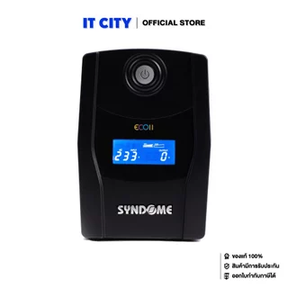 SYNDOME UPS ECOII-1000 LCD (1000VA 630W) เครื่องสำรองไฟ PW1-000524
