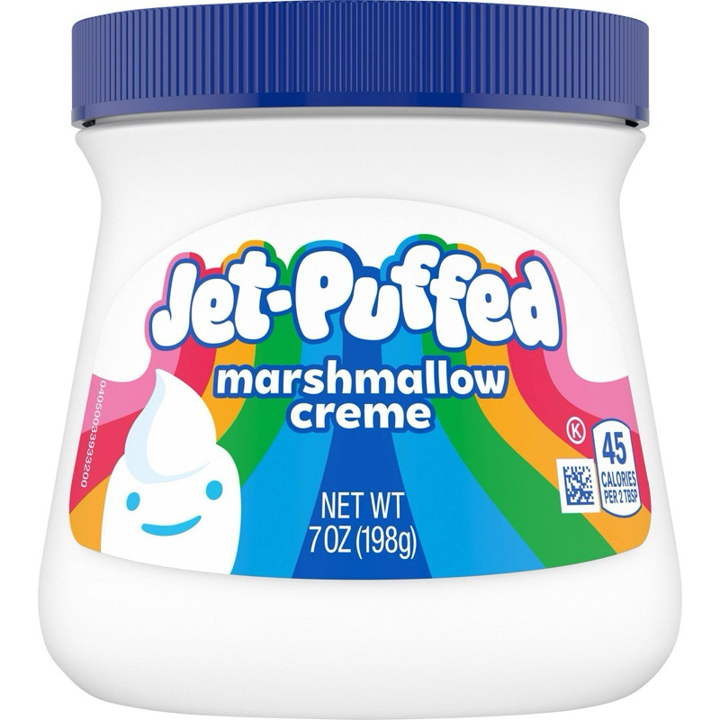 คราฟท์ เจทพัฟเฟด มาร์ชเมลโลว์ ครีม Kraft  Jet Puffed Marshmallow Creme 198g.