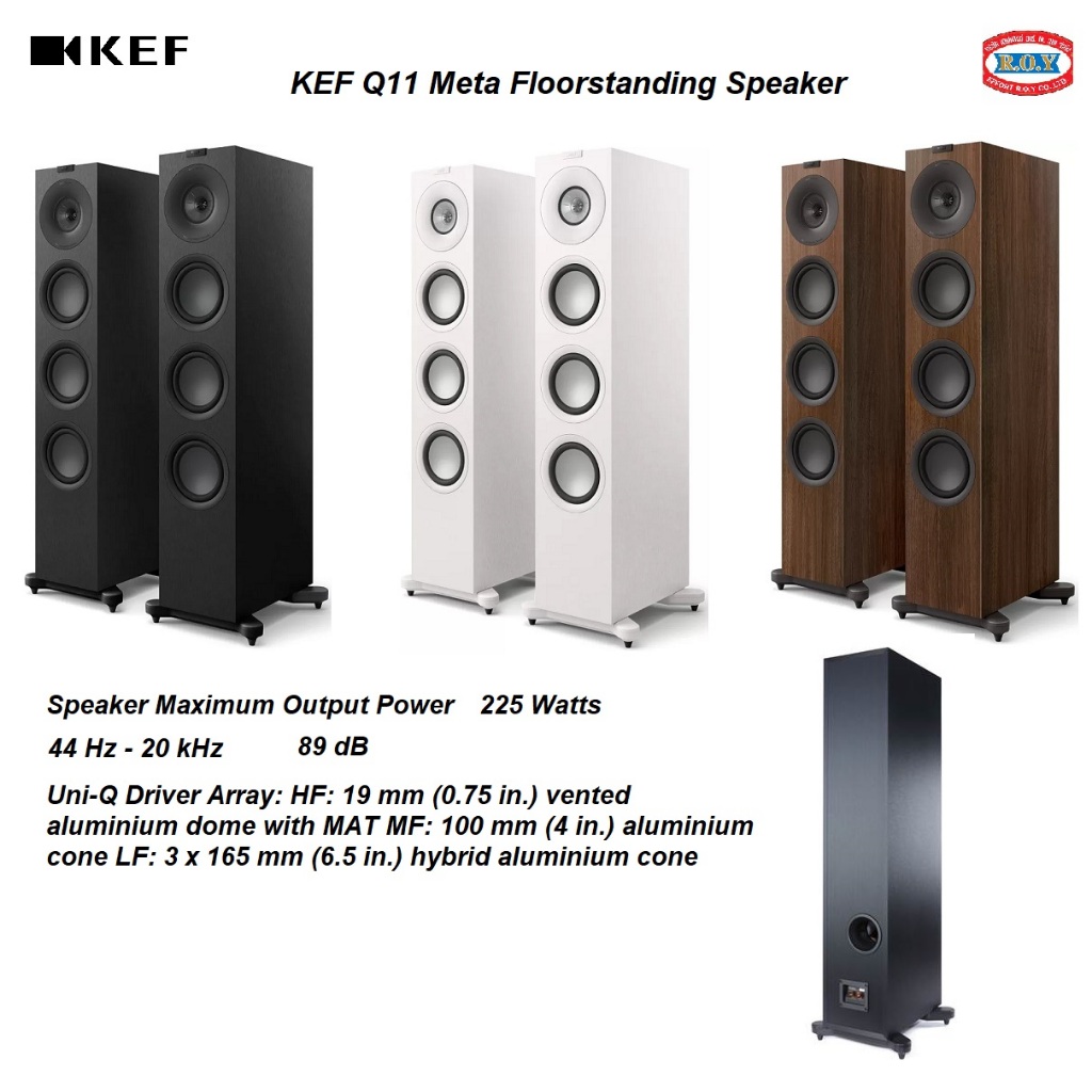 KEF Q11 Meta Floorstanding Speaker  (PAIR)