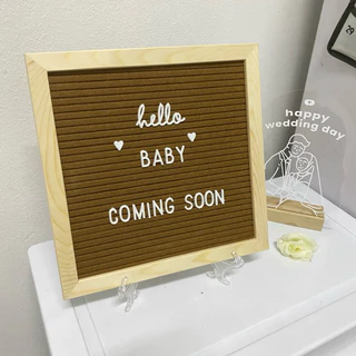 Letter board ป้ายปักอักษร25*25 (ป้าย+อักษร+ขาตั้ง)