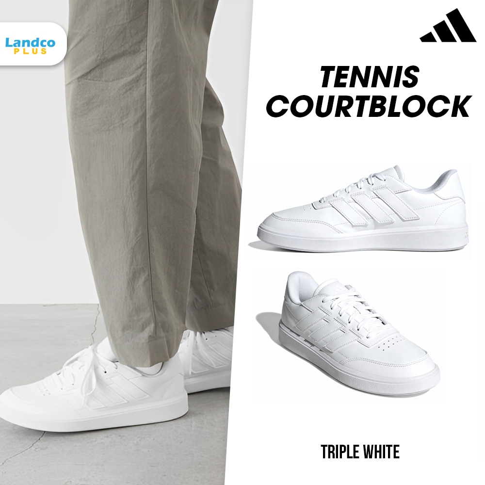 Adidas อาดิดาส รองเท้าผ้าใบ รองเท้าลำลอง M Tennis Courtblock IF4031 (1900)