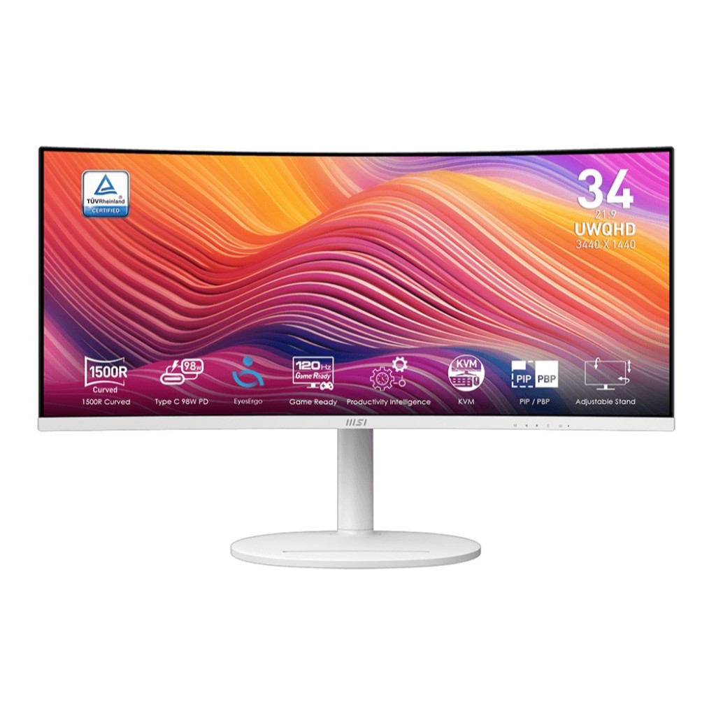 MSI LCD Curved Monitor Modern MD342CQPW - 34"/VA/2K/120Hz/3Y*3 MNL-002227