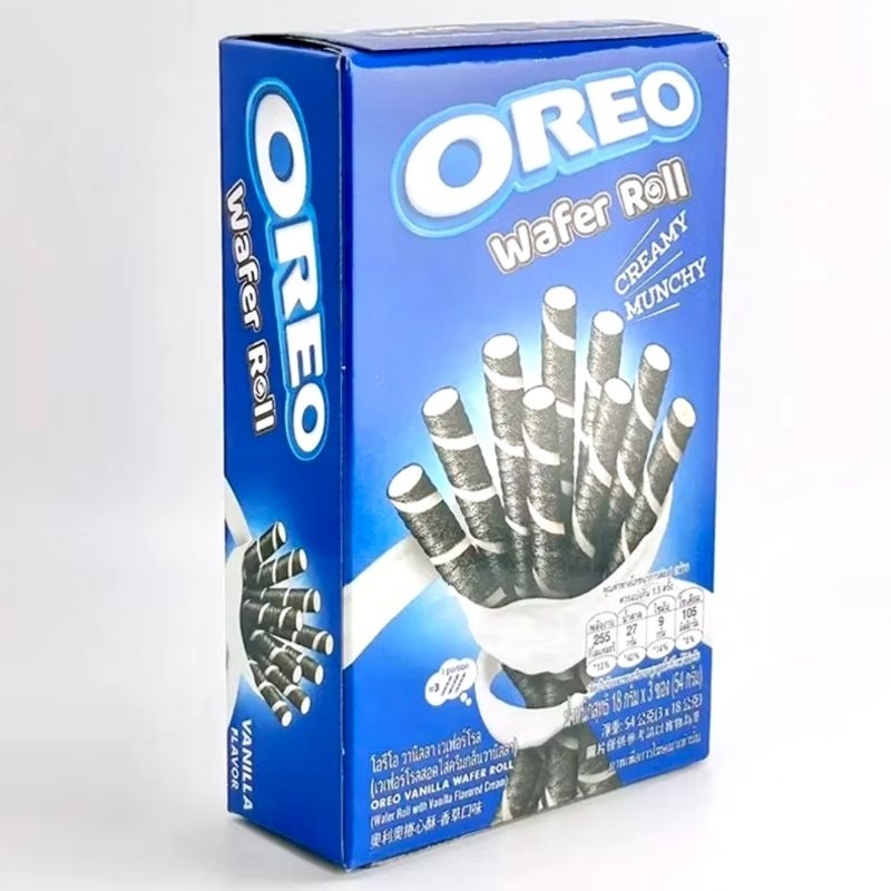 Oreo Wafer Roll หรือเวเฟอร์โรลโอรีโอ 54 กรัม