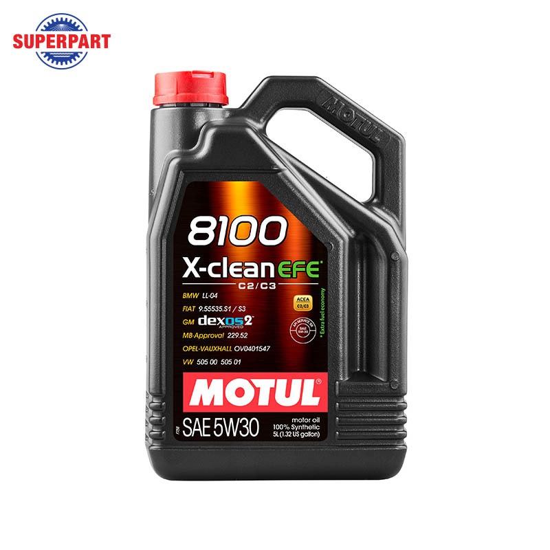 น้ำมันเครื่อง MOTUL-8100 X_CLEAN EFE(5W30)5L- (113235)