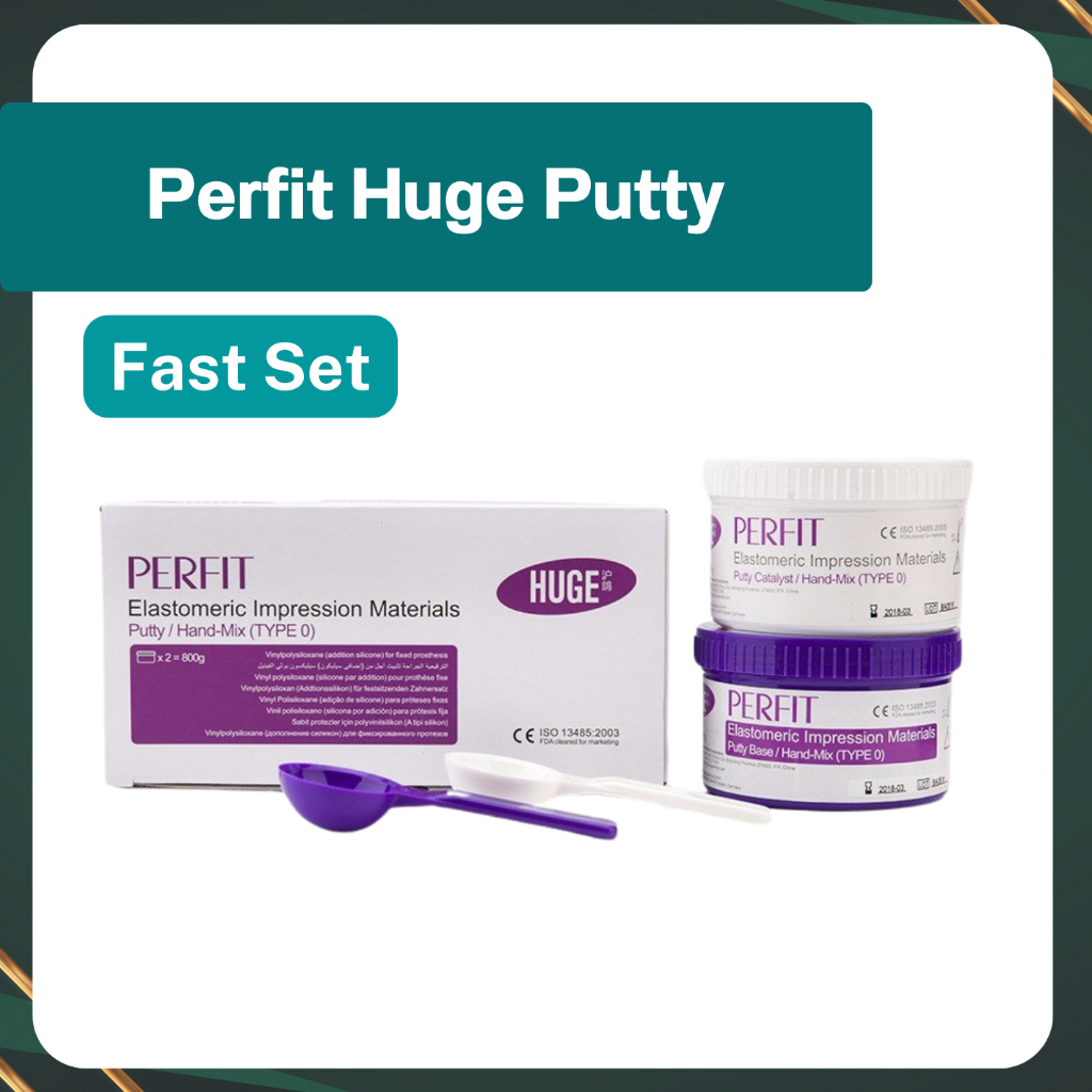 พร้อมส่ง PERFIT Huge Putty-Fast Set ซิลิโคนพิมพ์ปาก วัสดุพิมพ์ปาก พุตตี้ ไม่มันมือ