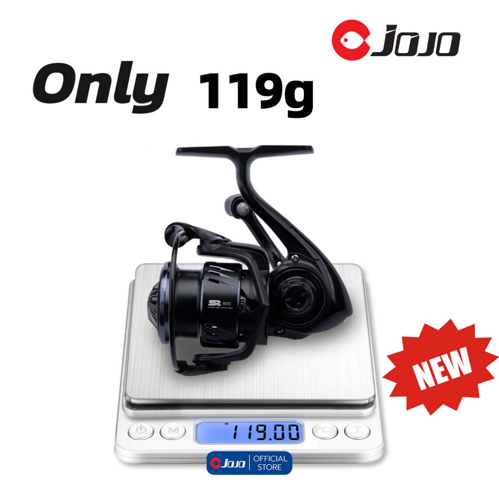 รอกสปินนิ่ง งาน Ultralight น้ำหนักเบาเพียง 119g มีเบอร์ 800 S - 1000S 1500S 2000S 2500S แขนเกลียว
