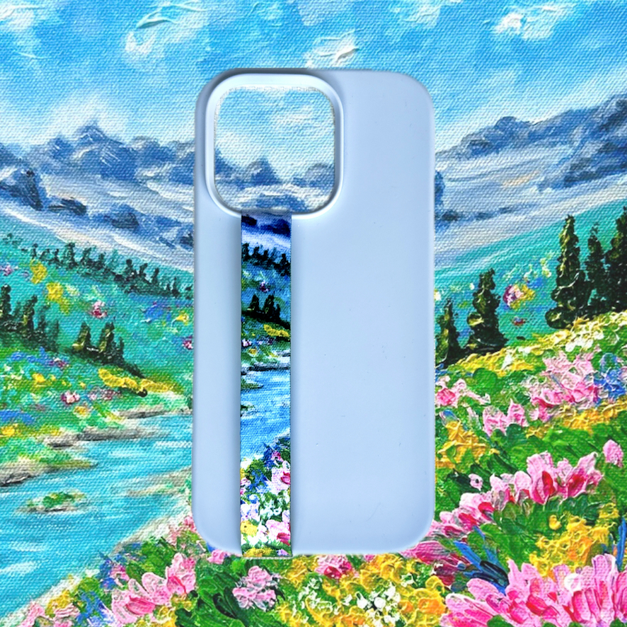 SAIRAK Phone Strap : 002 Blue River 🌸🌼 สายคาดโทรศัพท์ สายคล้องมือถือ