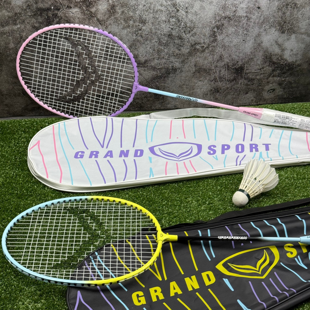 ไม้แบดมินตัน รุ่น COUGAR GRAND SPORT 372221 แพ็คเดี่ยว แถมฟรี ลูกแบด 1 ลูก