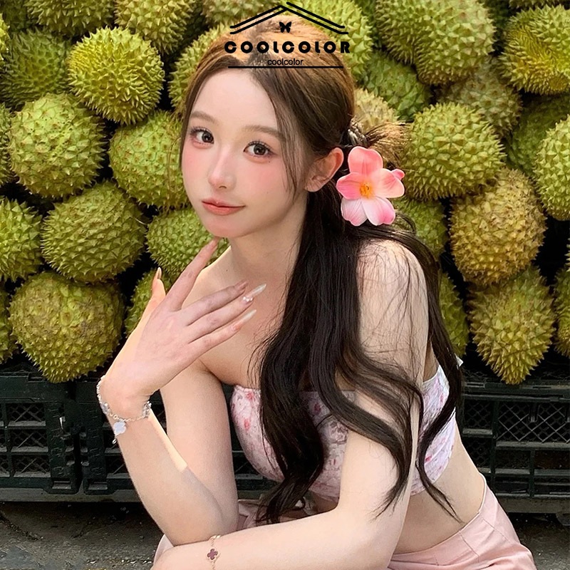 ในไทย💖กิ๊บติดผมดอกไม้ดอกทิวลิปหวานคลิปด้านข้างสำหรับผู้หญิงริมทะเล/วันหยุดพักผ่อนเครื่องประดับผมแฟชั่น.COD - รูปที่ 2