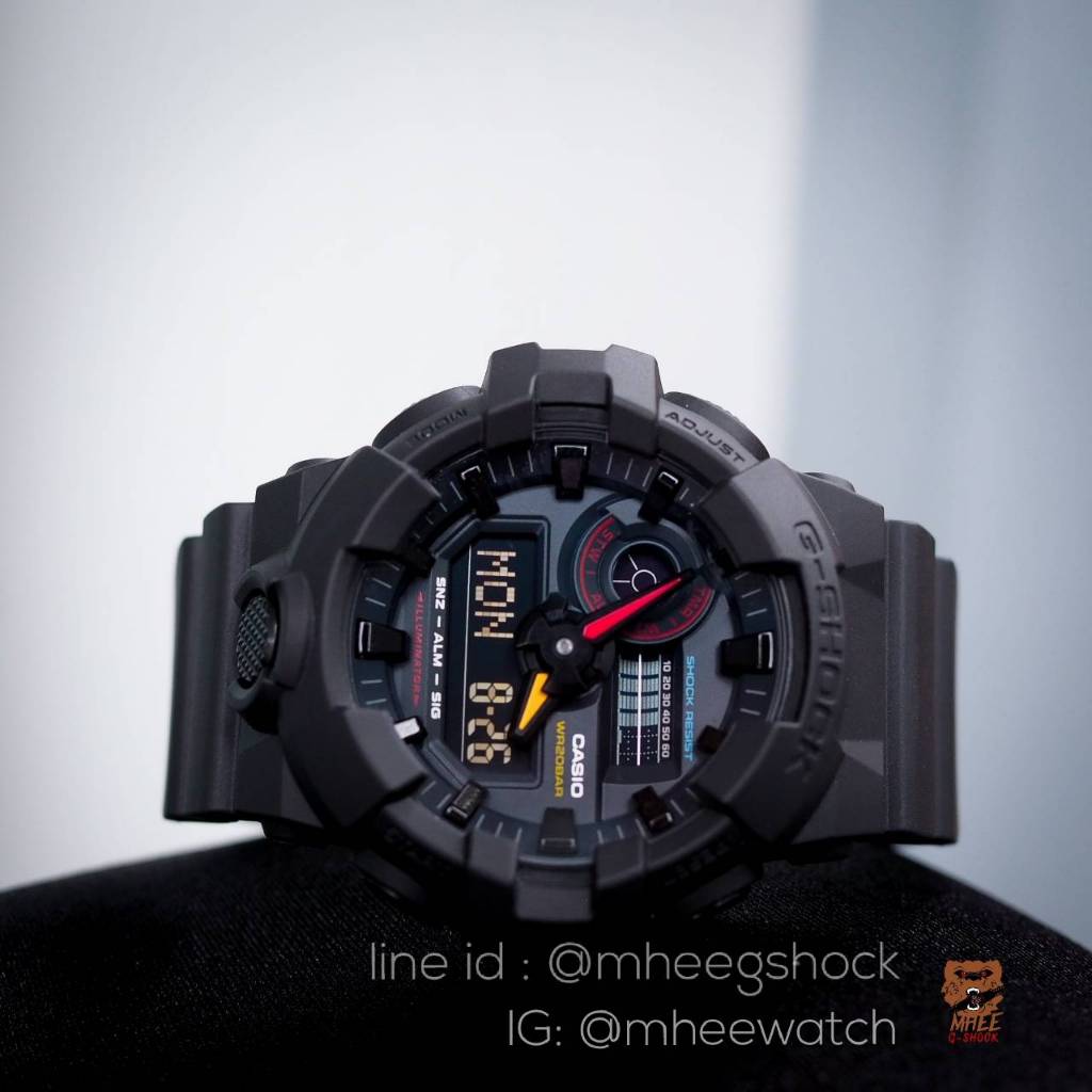 G-Shock Black Tron GA-700BMC ของแท้ ประกันศูนย์