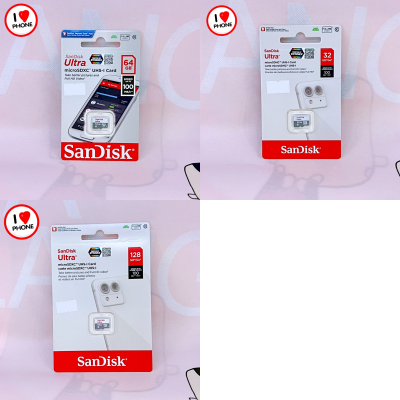 SanDisk Ultra microSDHC UHS-I Carte icroSDHC UHS-I เอสดีการ์ด ความจุ จัดเก็บข้อมูล - SanDisk