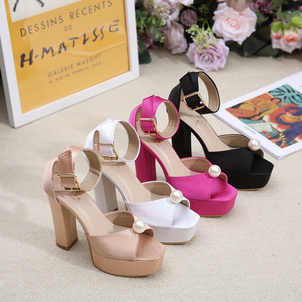 YOURSHOES 61 / รองเท้าส้นสูง 5นิ้ว รองเท้างานแต่ง รองเท้าใส่ออกงาน